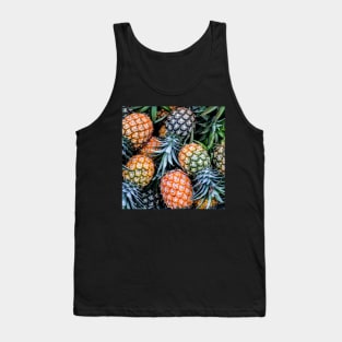 Autumn Pineapple Pattern gift Tank Top